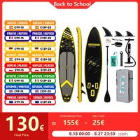 Funwater Inflatable Stand up Paddle Board 350x84x15cm Ultra-Light SUP Paddleboard with ISUP Accessories for Water Sports