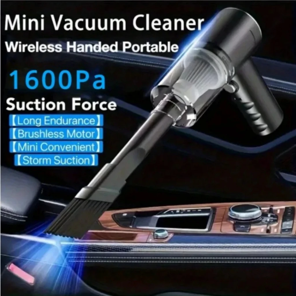 Powerful Handheld Vacuum Cleaner Small Wireless with Strong Suction for Home Car and Desktop Cleaning