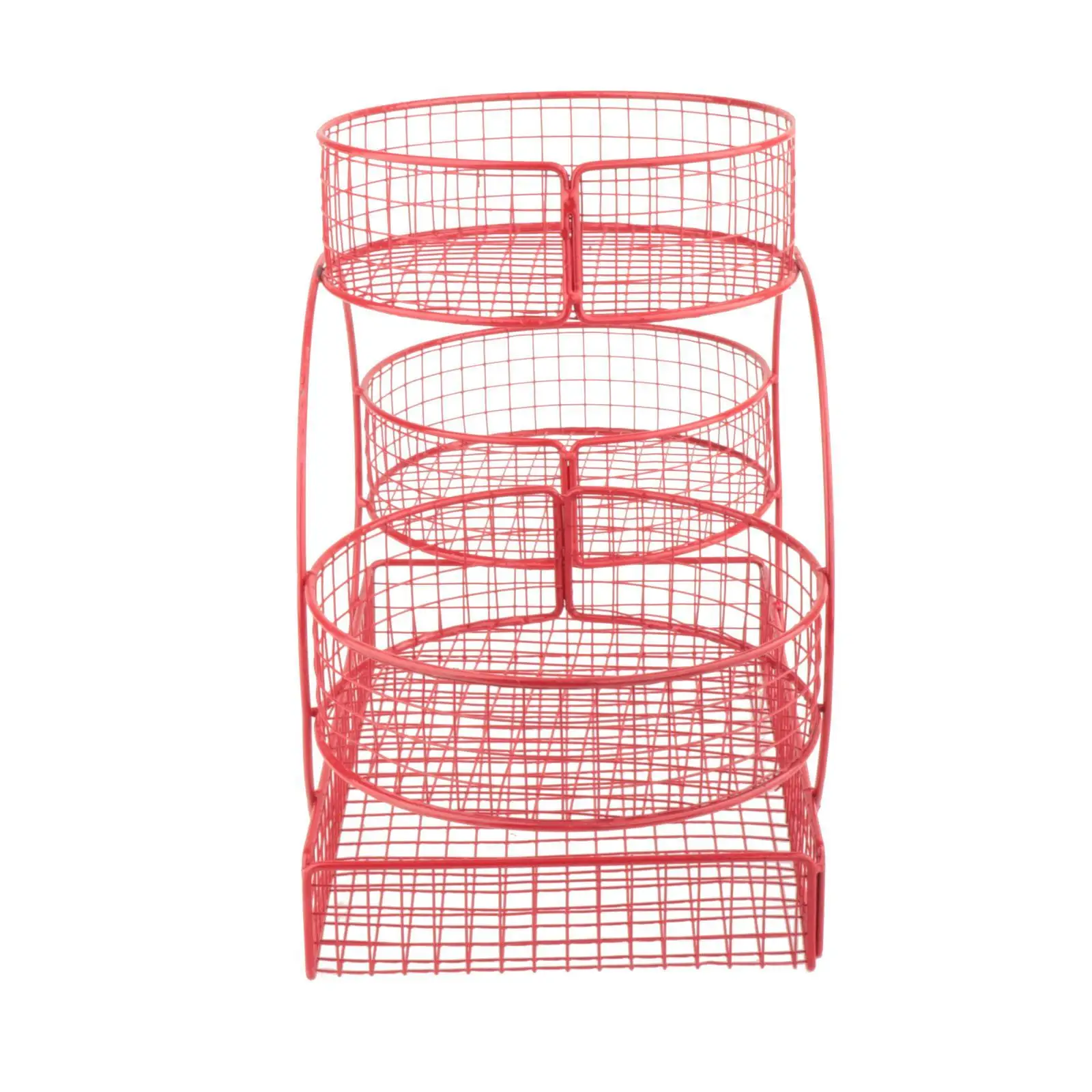 Fruit Basket Bread Basket Vegetable Rack Countertop Vegetable Bowl Metal Mesh Fruits Stand for Potato Veggie Fruit Bread