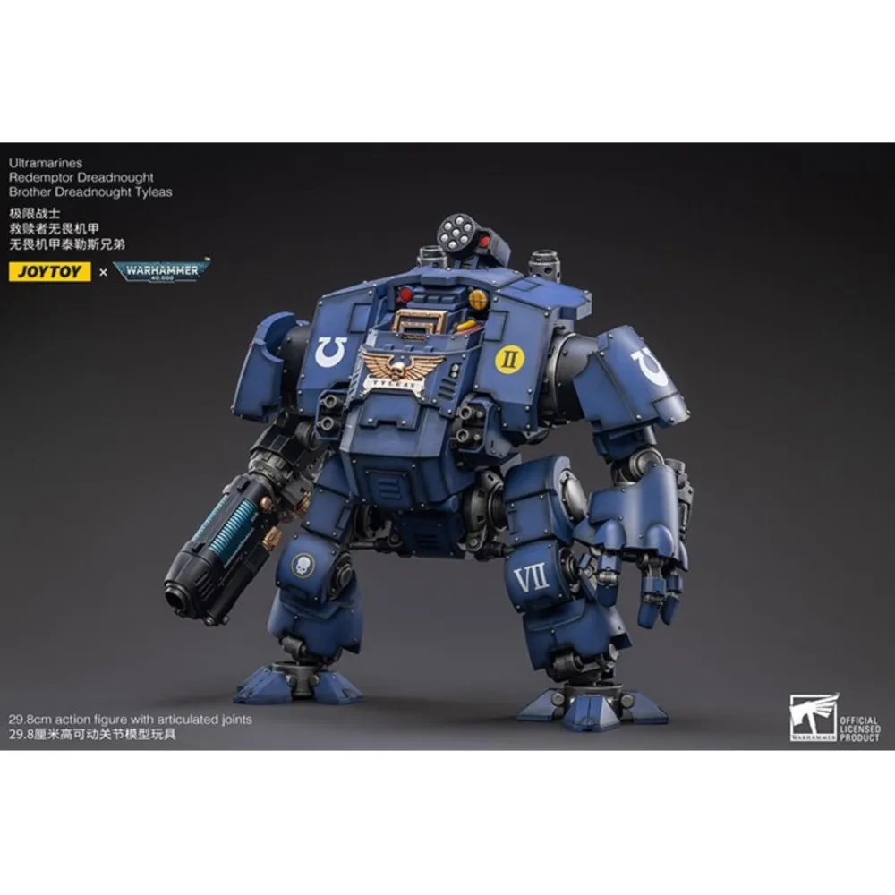 

JOYTOY Warhammer 40K UItramarines Redemptor Dreadnought Brother Dreadnought Tyleas Action Figure Doll Decoration Gift Collection