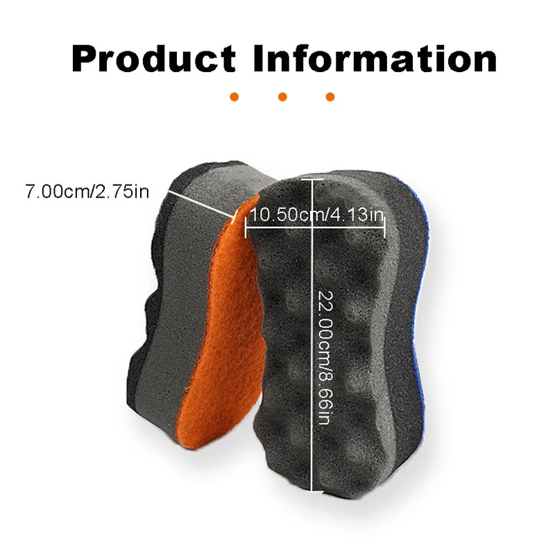 SEAMETAL Three Layers Car Damp Clean Duster Sponge Multi-purpose Cleaning Sponges Car Detailing Tools for Car Wash Accessories