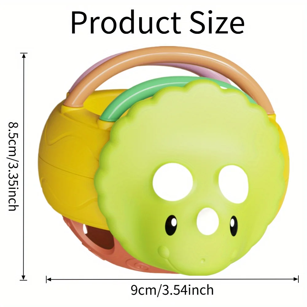 Dinosaur Ringing Toy for Infants & Youngsters - ABS Material,  Vibrant Cartoon Dinosaur Design, Perfect for Christmas Gift