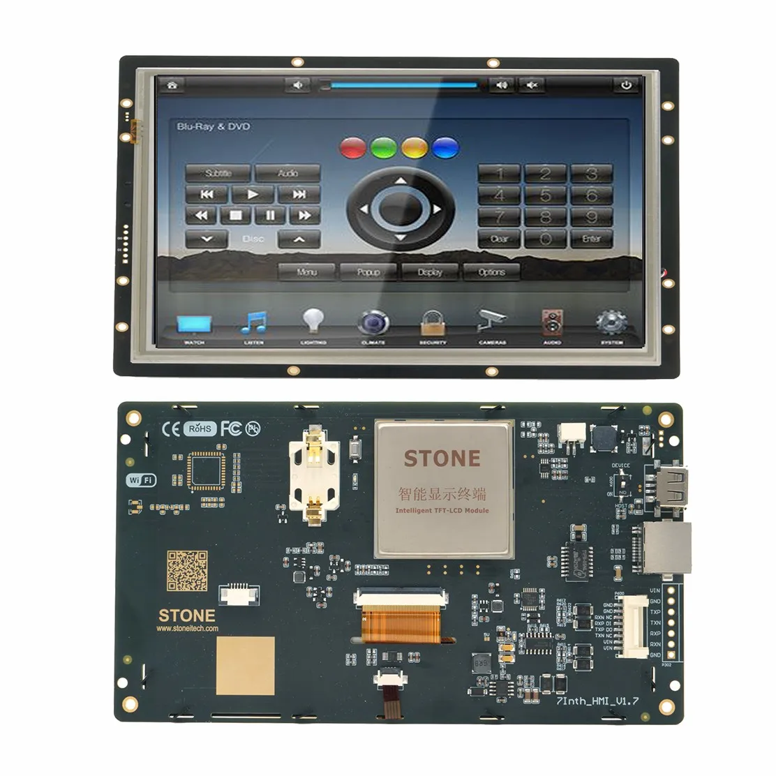 Industry Series HMI LCD Display 7