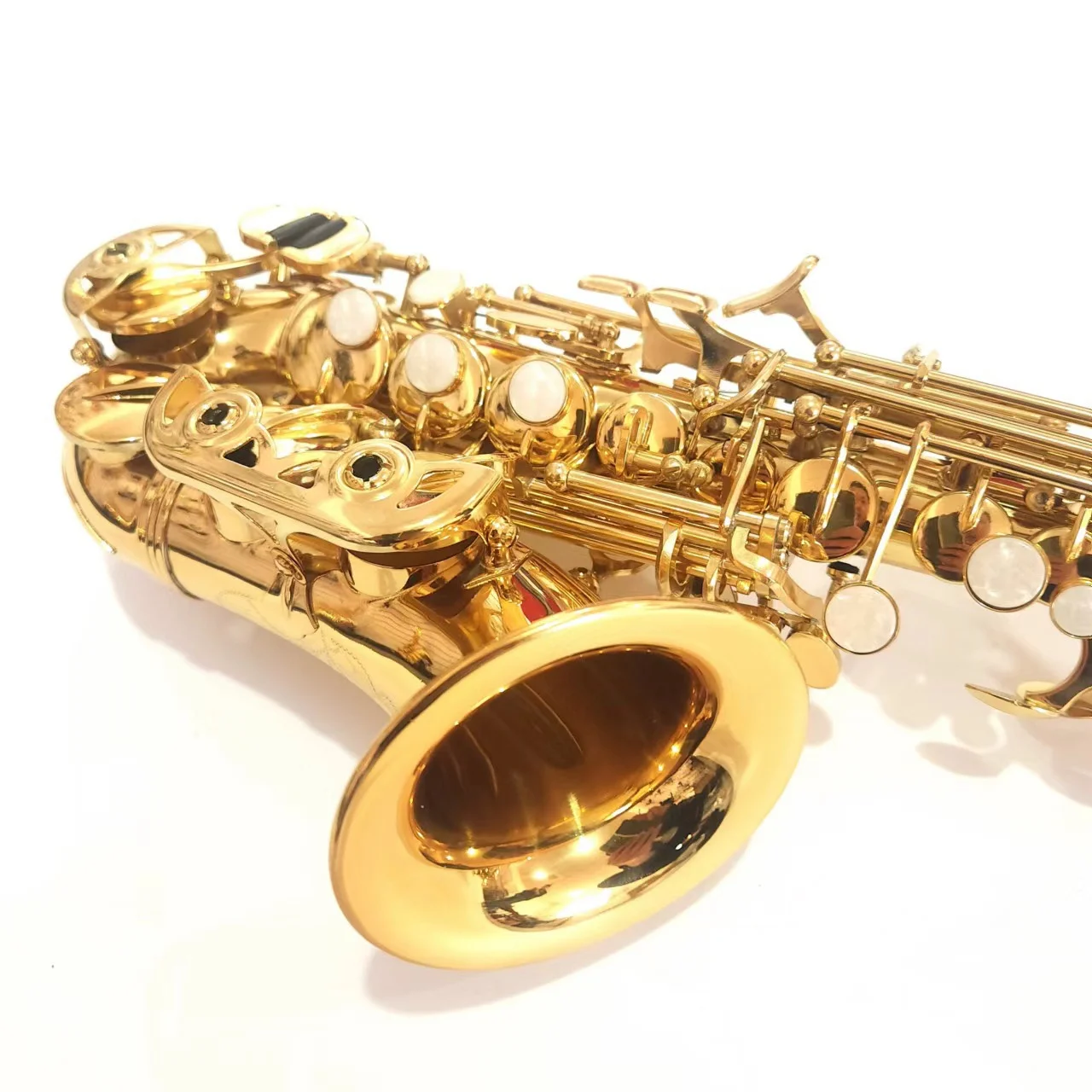 Saxophone B-down High Pitched for Adult Children Wind Instrument