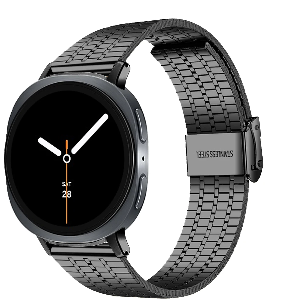 لساعة سامسونج جالاكسي 8 الكلاسيكية 46 مللي متر حزام سوار فولاذي غير قابل للصدأ كوريا لساعة 8 40 مللي متر 44 مللي متر سوار ساعة معدني استبدال سوار