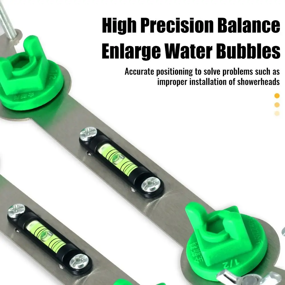 Stainless Steel Pipes Mounting Leveler Multifunctional Hexagonal Hot Cold Water Pipe Leveler Multi-Purpose Fixed