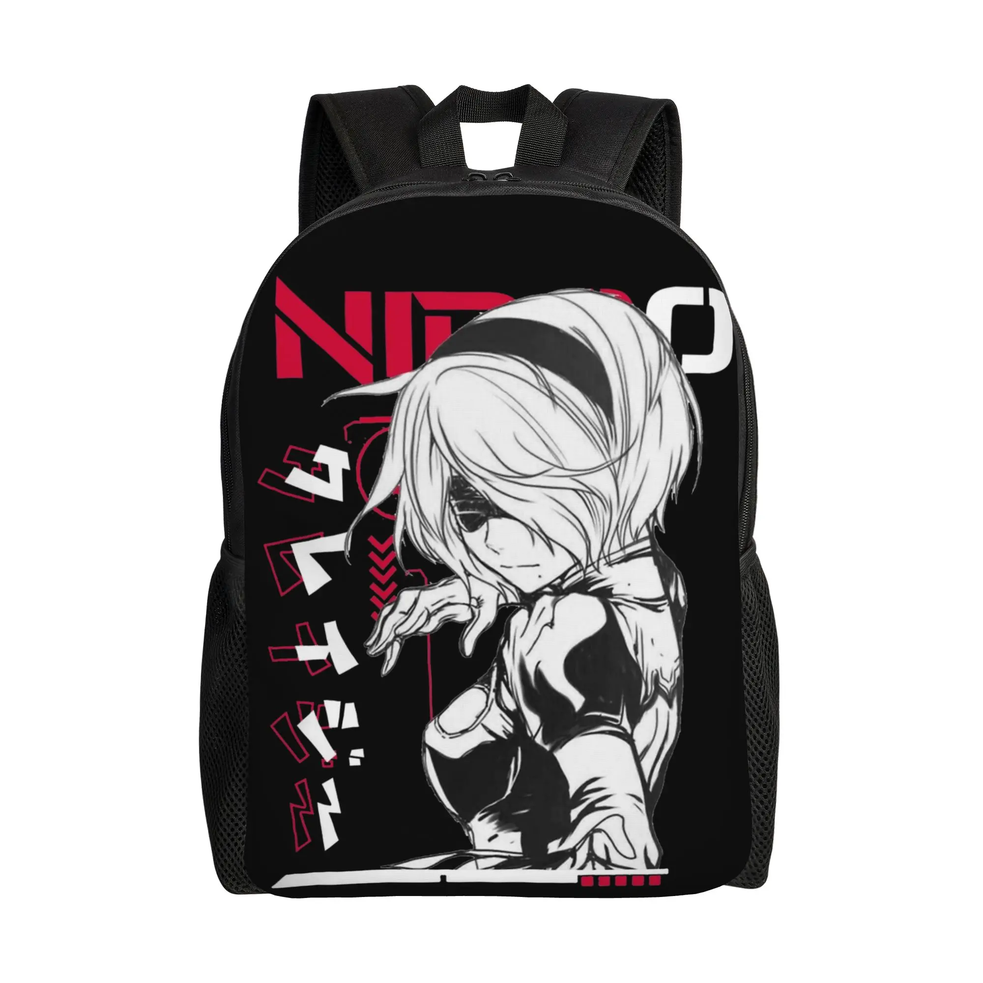 

Классический рюкзак NieRs 2B, спортивный рюкзак для старшей школы, работы, повседневного использования, для мужчин и женщин, сумка через плечо для колледжа