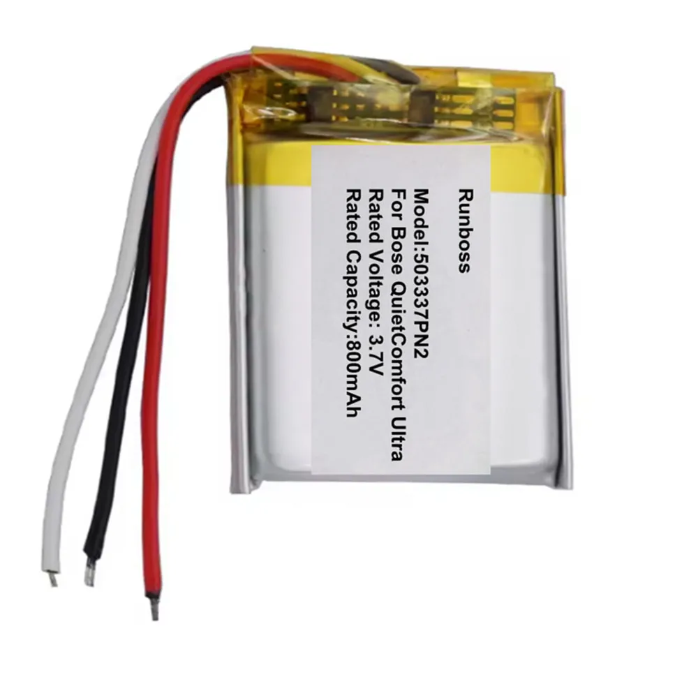 Replacement 503337PN2 Headset Battery 800mAh for Bose QuietComfort Ultra  Noise Cancelling 440108 Gaming Headset Headphones