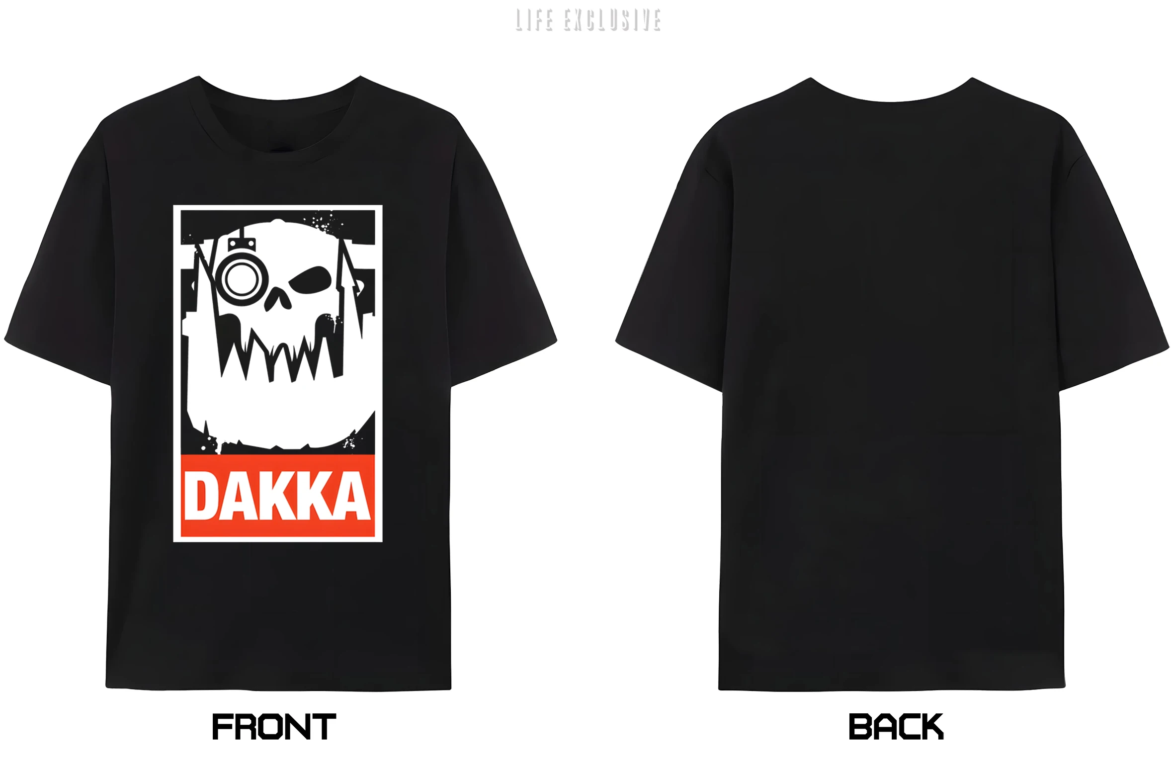 LE DAKKA T-shirt cotton Warhammer 40 000 Aquila gold Men's Clothing for Summer Casual T Shirt Fashion Trend