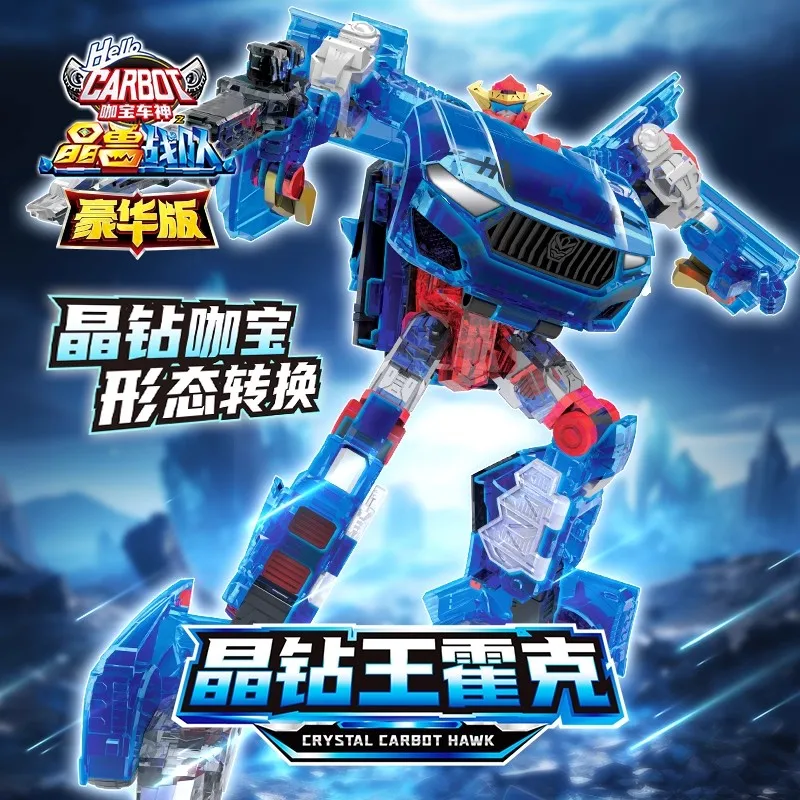 Original Hello Carbot: Crystal Beast Team Series Combination Transformational Autobot Toy Electrom Collect Ornaments Kids Gift