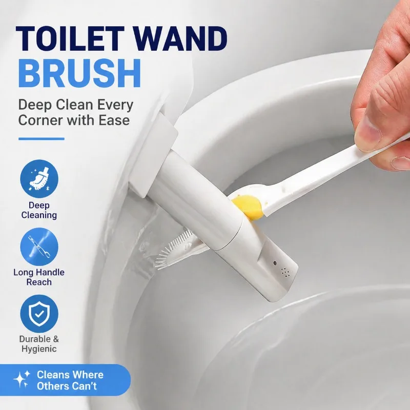 Slit Dirt Eraser for Intelligent Electric Toilet Spray Pipe Bathroom Blind Spot Sanitary Scrub  Household Cleaning Tool