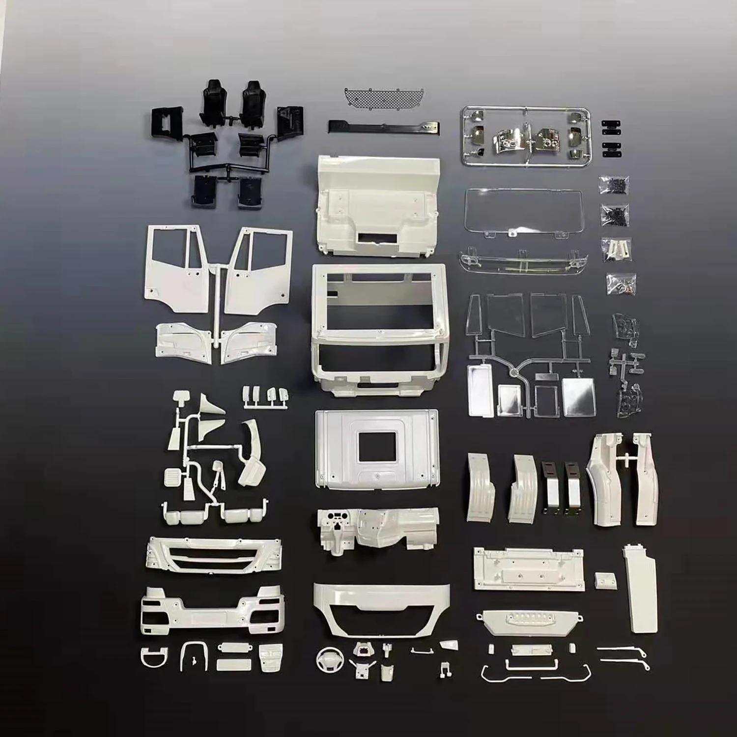 RC Teile Auto Kabine Körper Shell für 1/14 Skala RC Lkw Tamiyaya Kipper Dumper Auto Fahrzeug Modell Zubehör Spielzeug TH21808-SMT1