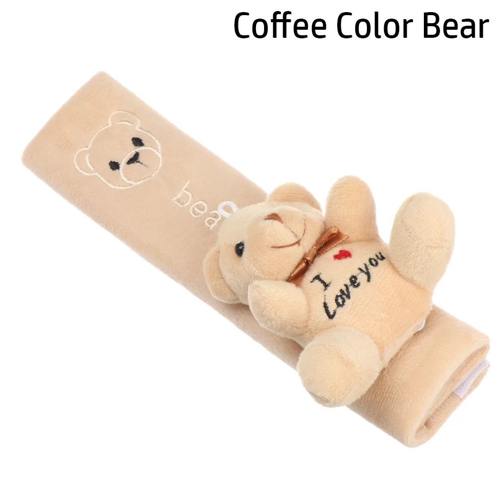 Soft Flannel Three-Dimensional Safety Belt Protector Shoulder Guard Car Cartoon Shoulder Strap