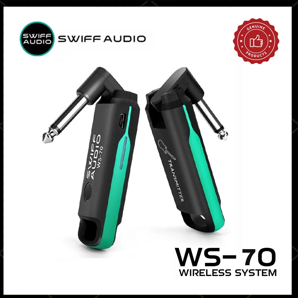 SWIFF AUDIO WS-70/WS 70 plus  transmitter and receiver for wireless guitar Guitar Wireless System for live performances