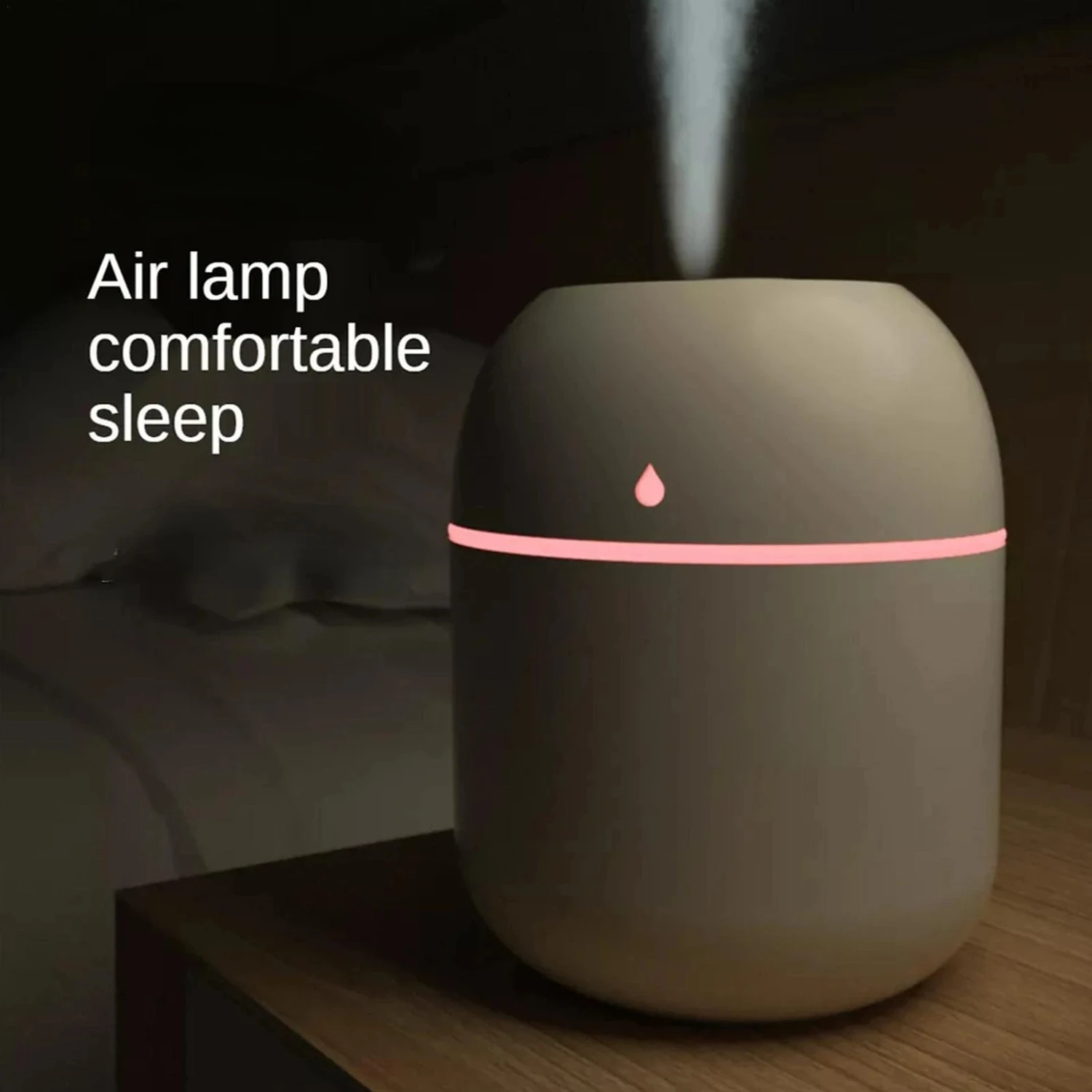 Air Humidifier Sprayer Portable Quiet Fan 220ml Tabletop Aromatherapy Perfume