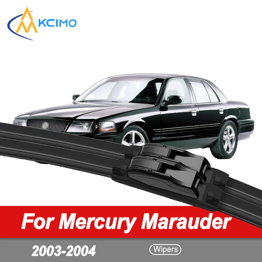 

For Mercury Marauder 2003-2004 Wiper Blades 2PCS - Frameless OEM Replacement Wipers - All-Weather