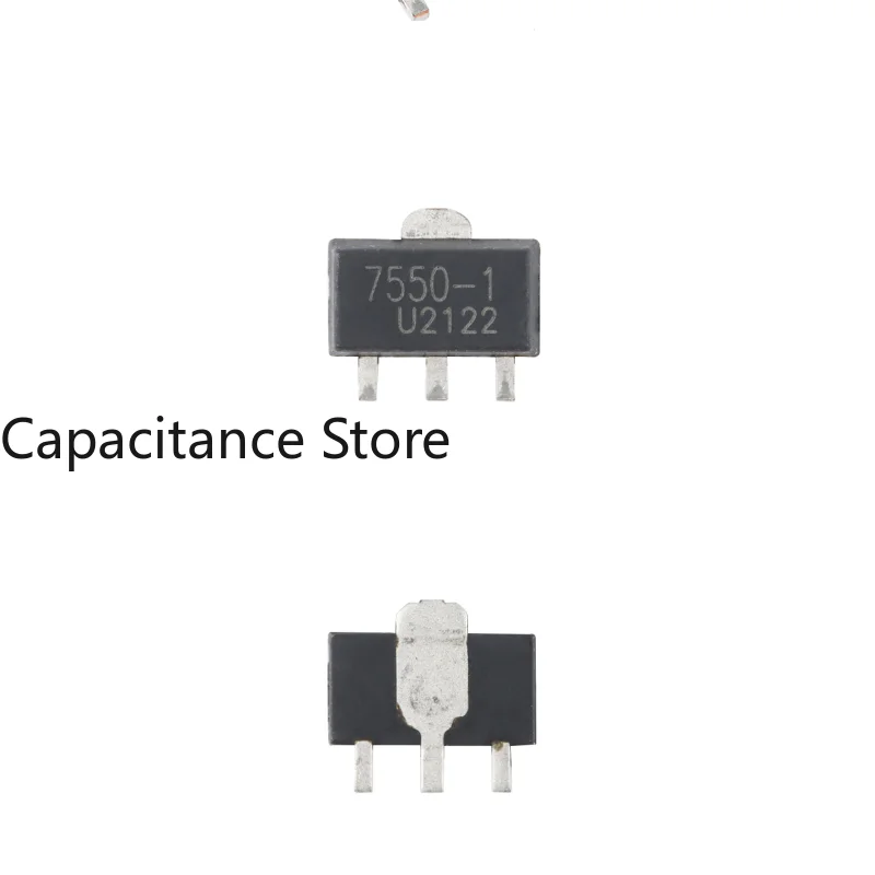 10PCS Original Genuine HT7550-1 SOT-89 5V/0.1A Low Voltage Differential Linear Regulator LDO Chip