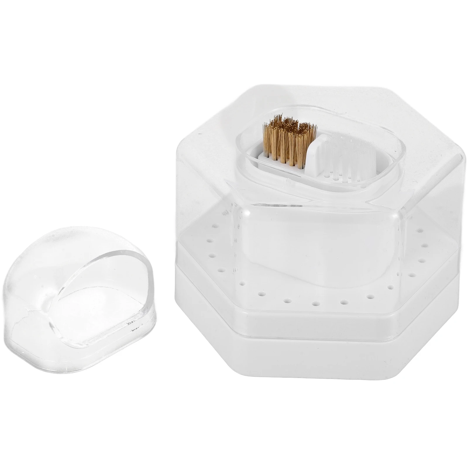 

24 Holes Multi Functional Nail Drill Bits Holder Polishing Heads Organizer Storage Case for Manicure Supplies Clean Neat