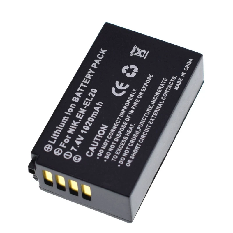For Coolpix A Coolpix P1000 Coolpix P950 DL24-500 EN-EL20 Battery