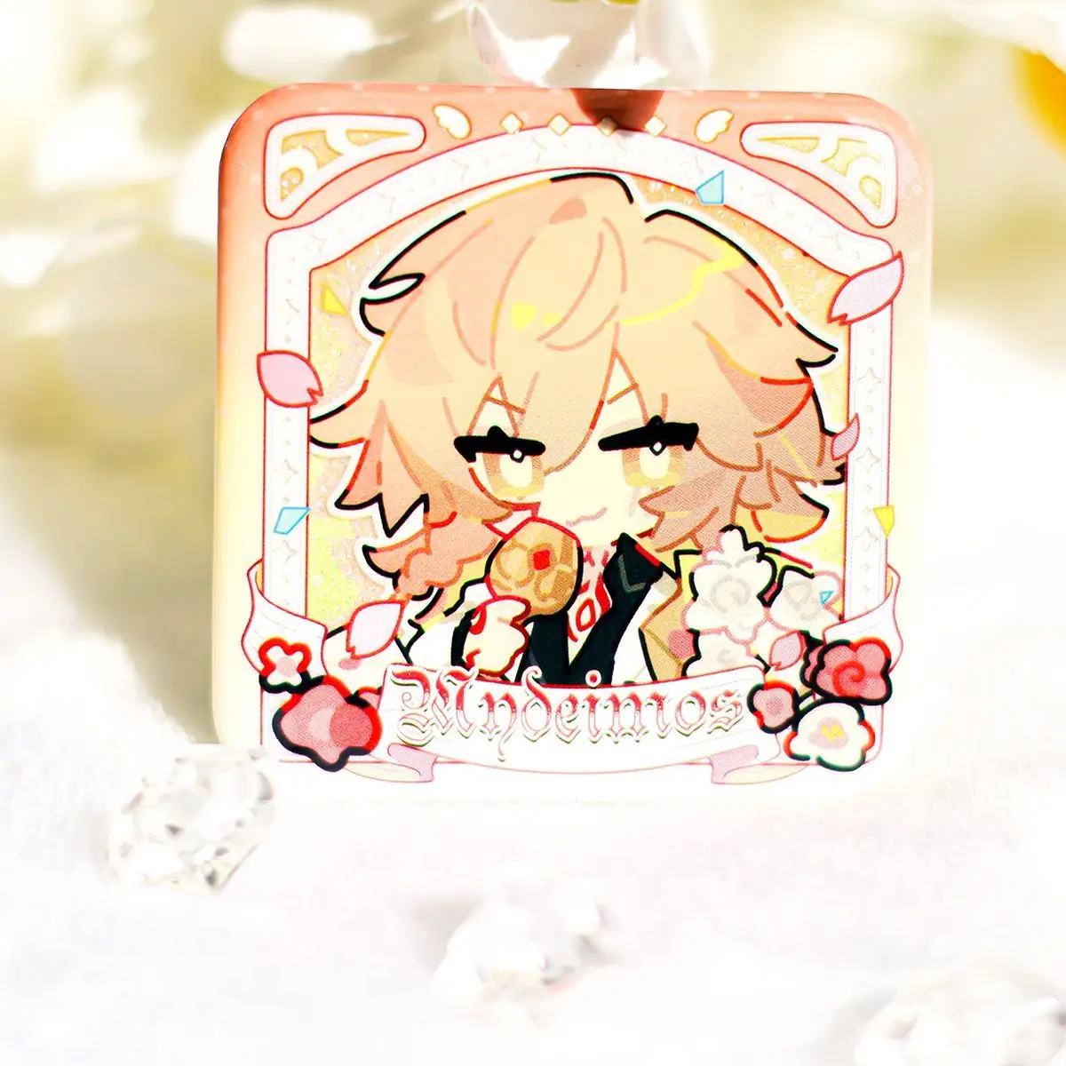 هونكاي: ستار السكك الحديدية Phainon Anaxagoras Mydei Castorice أنيمي تأثيري سلسلة مفاتيح مصنوعة من الأكريليك شارة بطاقة التصوير الفوري هدية عيد ميلاد #3