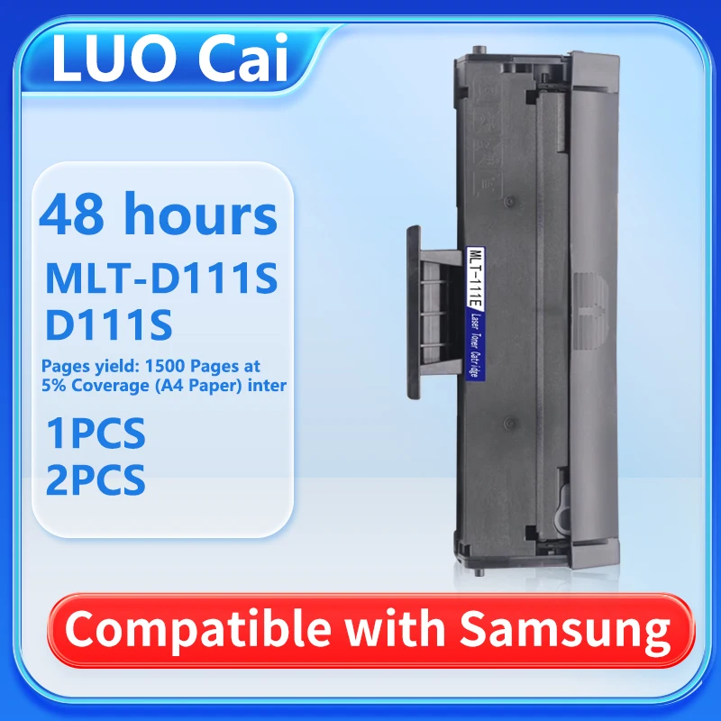 1PCS 2PCS D111L Compatible Toner Cartridge Replacement for Samsung D111L MLT-D111L for Xpress M2026W M2026 M2070W M2070 SL-M2026