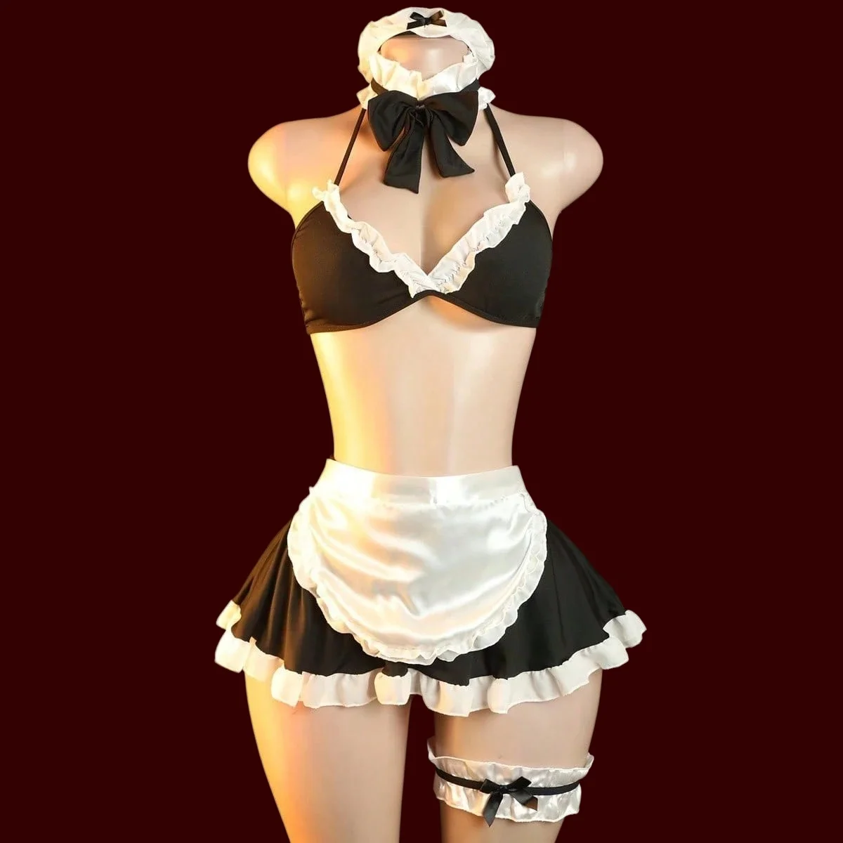 Fantasy Costume Fantasy Costume Plus Size Sexy Maid Costume Cosplay Jumpsuit And Apron For Women Sexy suit