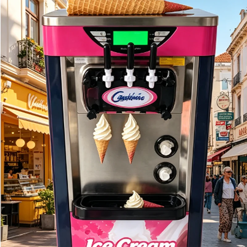 Wholesale Low Price Commercial Soft Serve Ice Cream Maker / Commercial Soft Serve Ice Cream Machine