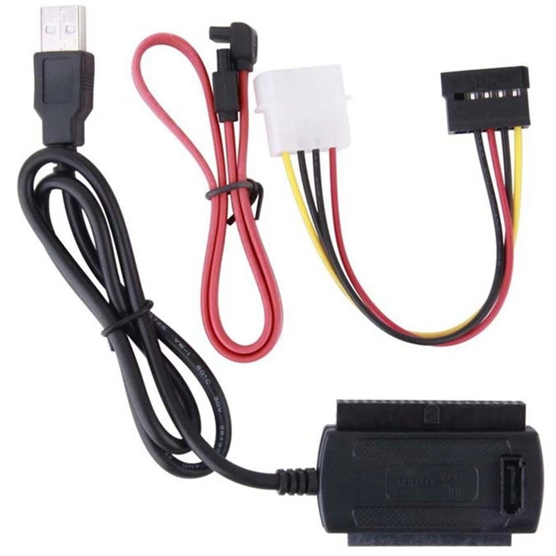 

SATA/PATA/IDE Drive to USB 2.0 Adapter Converter Cable for 2.5/3.5 Inch Hard Drive Hot Worldwide Adapter Converter Cable