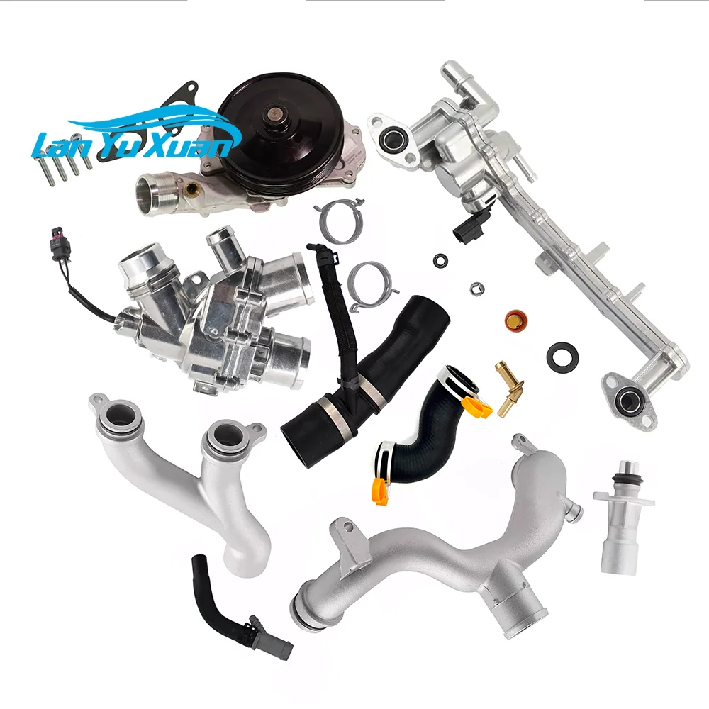 Комплект системы трубок насоса охлаждающей воды для двигателя Land Rover Range Rover 5.0L 3.0L V8 LR097165 LR117568 LR048474 LR045239 LR109402