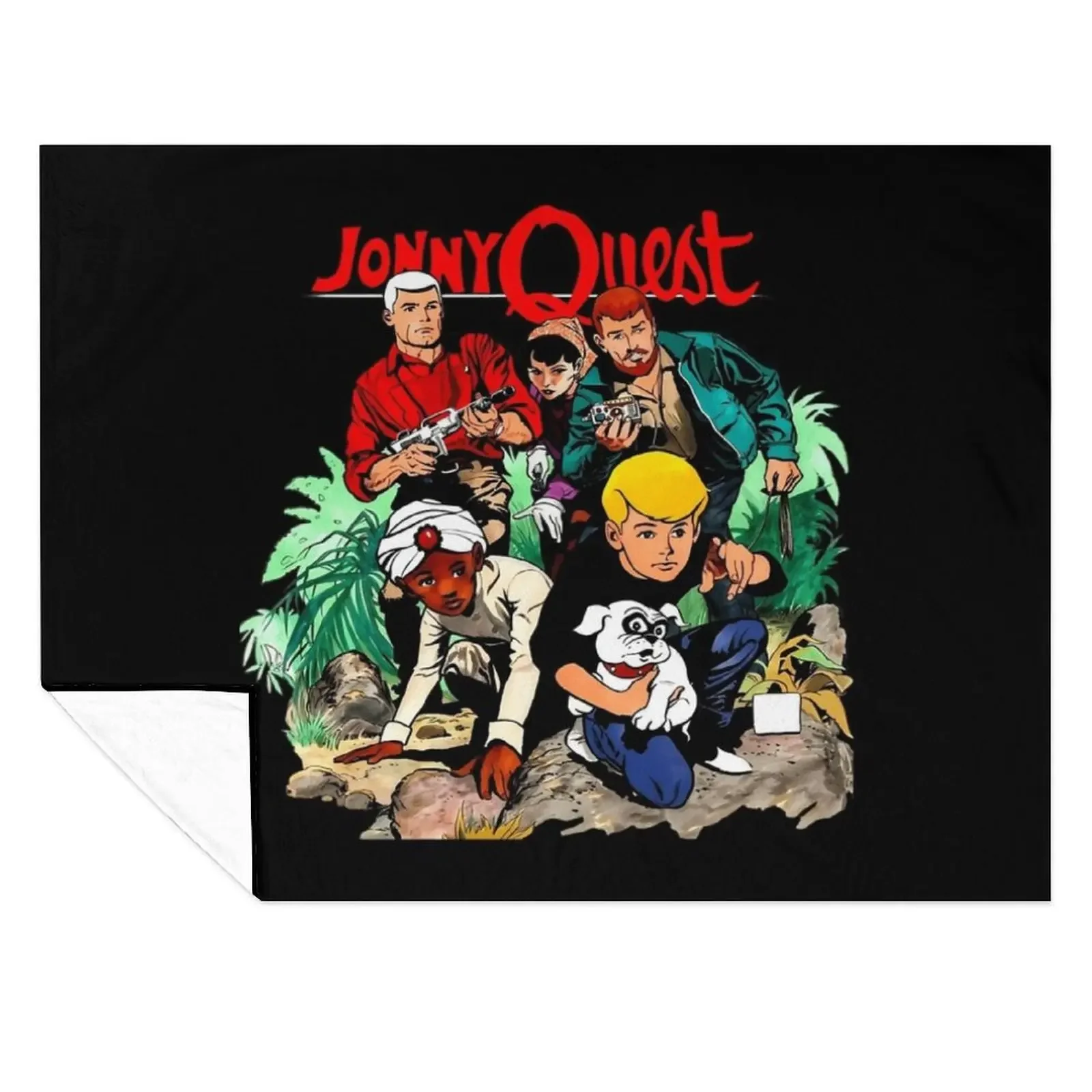 

JHONNY QUEST RETRO ANIMATED ILLUSTRATION Classic Throw Blanket Luxury St Custom Thin Comforter Blankets