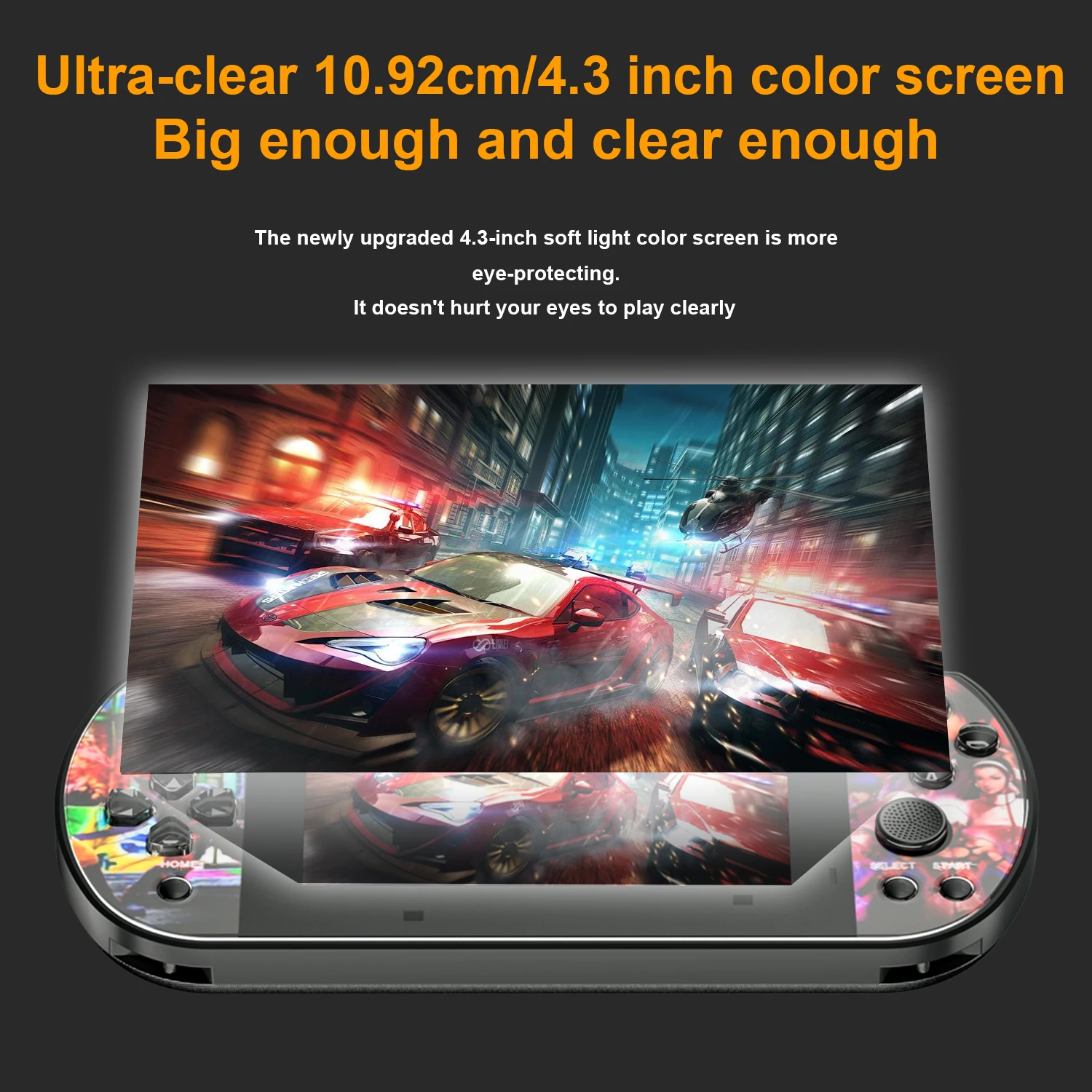 2024 Q3 Handheld Game Console Linux Classic Retro Nostalgic Joystick Psp Ps1 HD Large Screen Gamepad for Gift