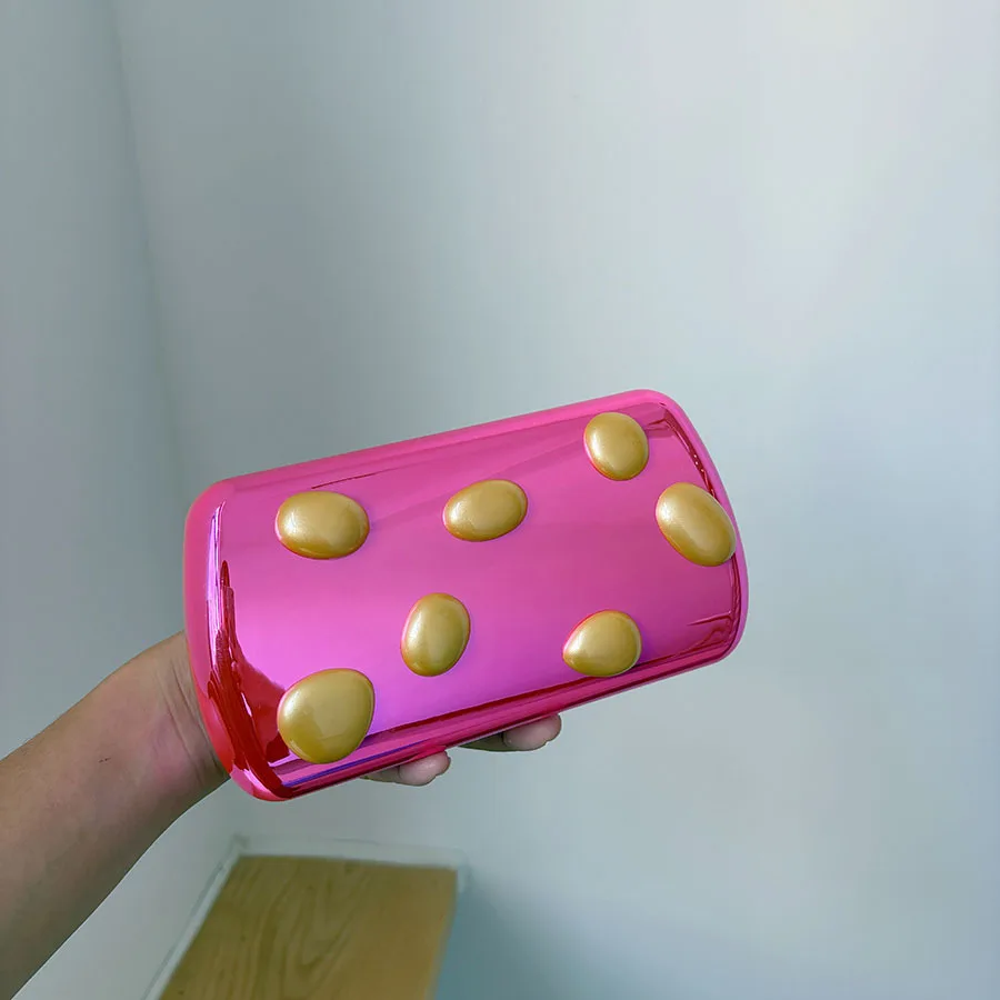 

Сумка для ужина Candy, модная нишевая сумка через плечо, сумка-мессенджер в горошек нестандартной формы