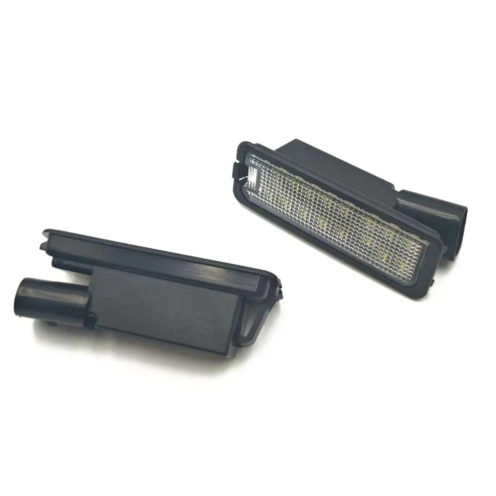 2 قطعة 12 فولت LED الخلفية رقم السيارة لوحة ترخيص ضوء علامة ضوء مصباح لشركة فولكس فاجن GTI جولف 4 5 6 7 MK4 MK5 MK6 MK7 B7 CC شيروكو P2N8 #5