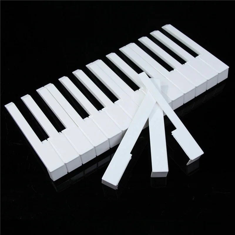 

Y49A-156Pcs/Lot Piano Accessories White Piano Keytop Repair Parts For Piano(5.1Mm)