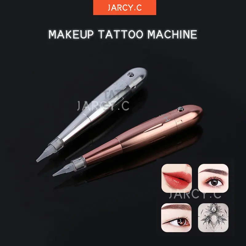 Tattoo Machine Dermografo Permanent Makeup Tattoo Eyebrow Eyeliner Lip Pen Universal Beauty Tattoo Gun with Microblading Needles