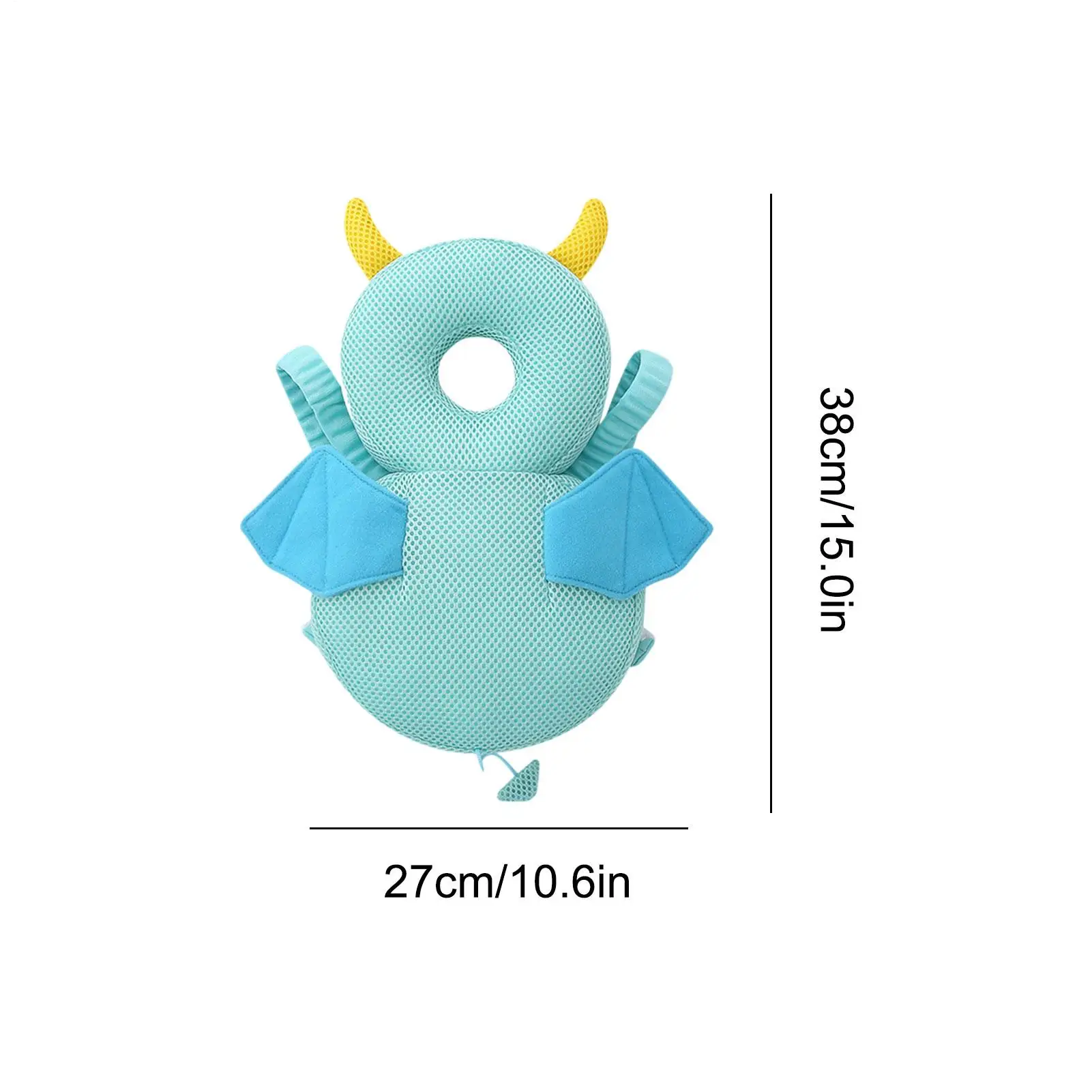 Zaino per bambini Protezione per la testa Cuscino per la protezione della testa Cuscino di sicurezza regolabile per passeggiate striscianti Parco di attività all'aperto