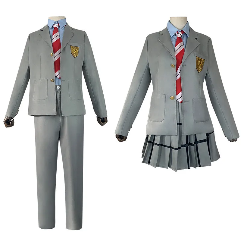 

Fulujiacos Miyazono Kaori Arima Kousei Cosplay Costume School Uniforms