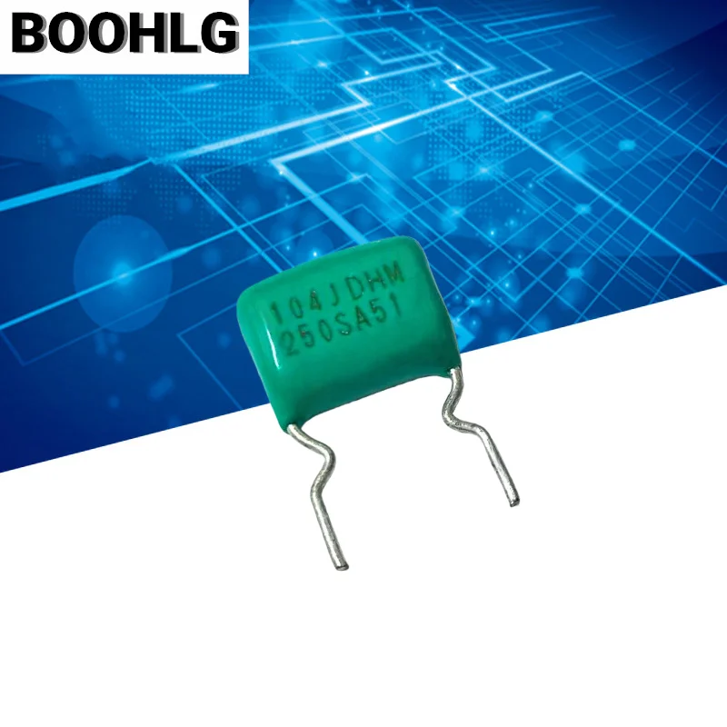 

10PCS CBB 104 100nf 0.1uf 250v High frequency thin film capacitor