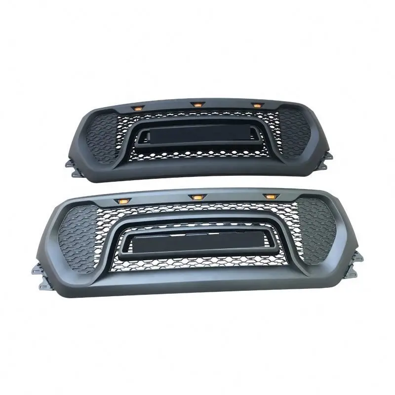 

2019+Accessories Front car grille with light for dodge RAM 1500