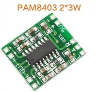 PAM8403 super miniature digital power amplifier class D 2*3W high efficiency 2.5 ~ 5V can be usB-powered 5pcs