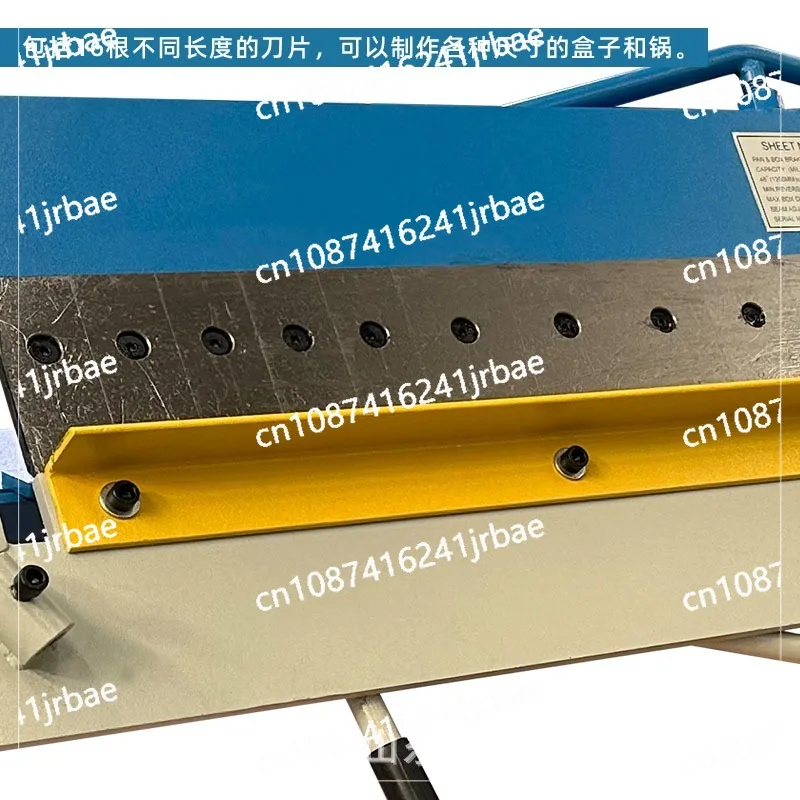 Manual bending machine Metal bending machine W1.5 * 1220 segmented blade 48-inch structure is simple and easy to operate