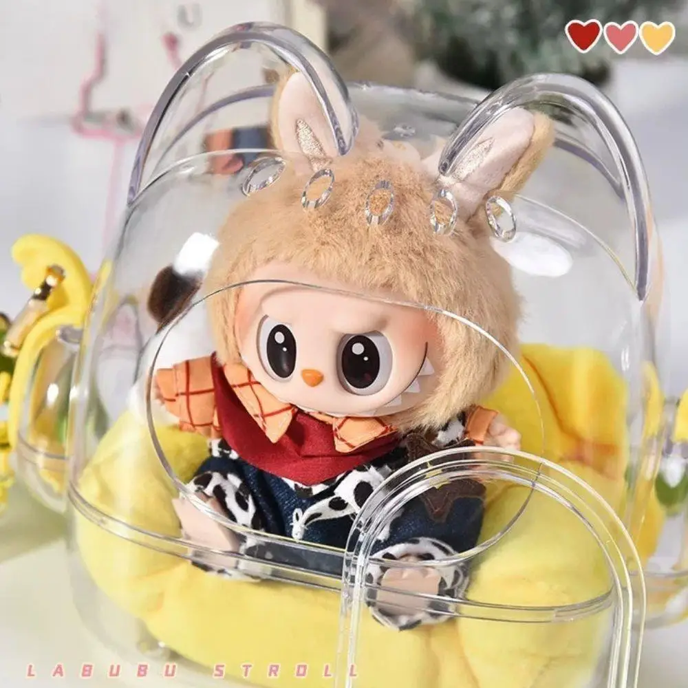 

Anime Plush Dolls Travel Bag Transparent Mystery Box Hamster Carrying Cage Waterproof Doll Outing Dustproof Storage Pouch Hot