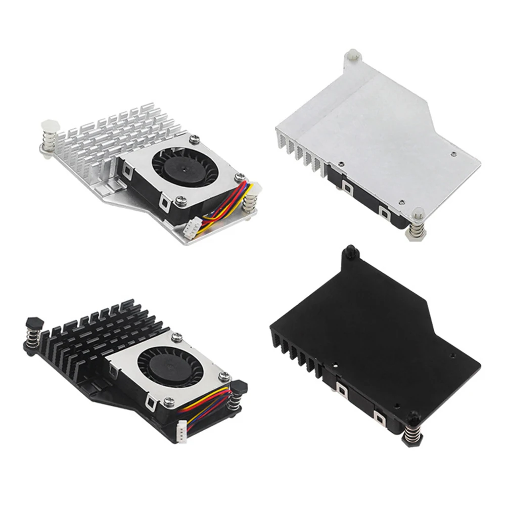 Raspberry Pi 5 액티브 쿨러 금속 방열판 라디에이터 호환 홀더 냉각 방열판 라디에이터 냉각 라디에이터