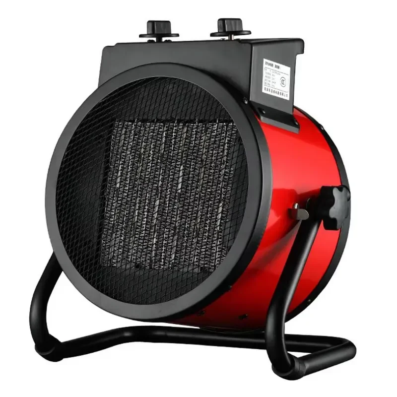 2kw 3kw Industrial Electric Air Heater Blower Room Dryer Heavy Duty Space Heating Unit for Workshop Warehouse Garage Use