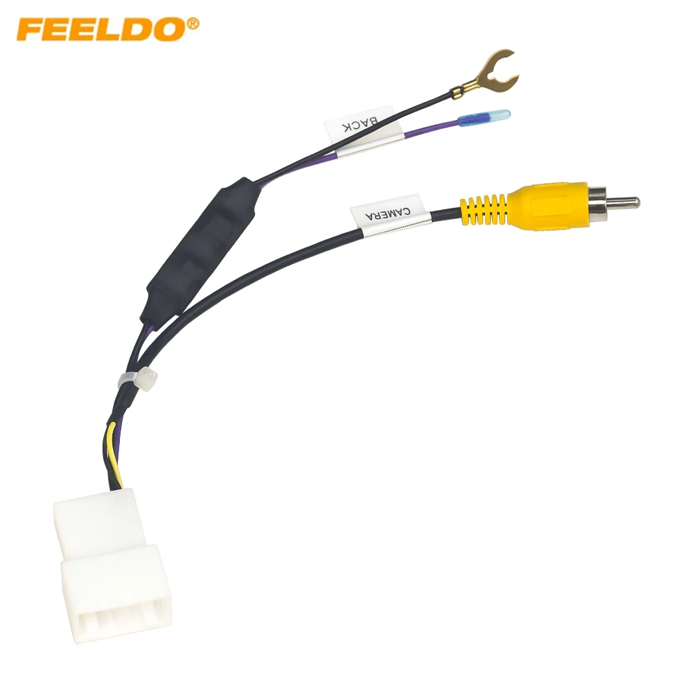 16-pin Car Reverse Camera Output Video Adapter Wiring Cable For Toyota Original Factory Camera Video Output