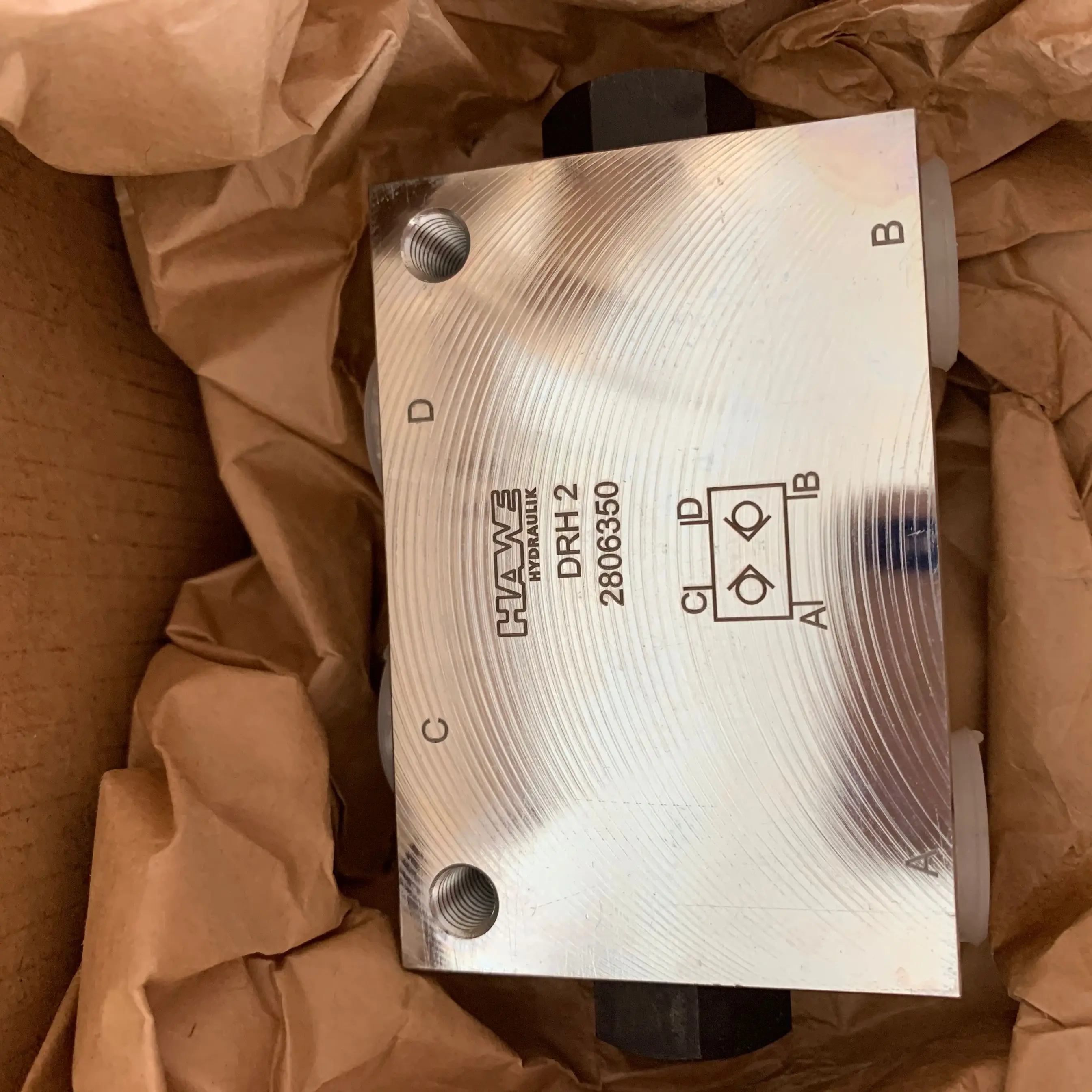 

DRH2 DRH 2 HAWE Hydraulic Origin Pilot Check Valve Stock Hydraforce Eaton Vickers IH Sun Hydraulics Customised Manifold