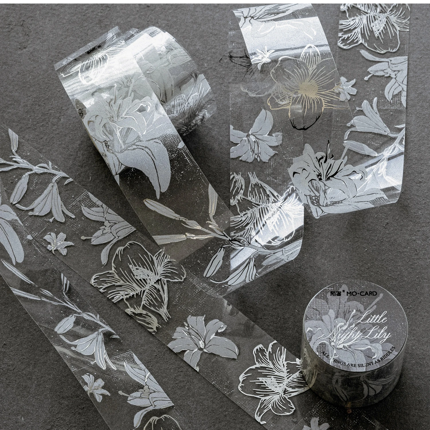 30mm * 2m Light Retro Ins Art Pattern Laser Silver Tape DIY Diary Scrapbook Journal Supplies Aesthetics Masking Tape