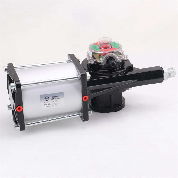 

HGZK CP126 Swivel ACTUATOR Valve China Pneumatic Normal Temperature Low Pressure General Alloy Pneumatic valve ac