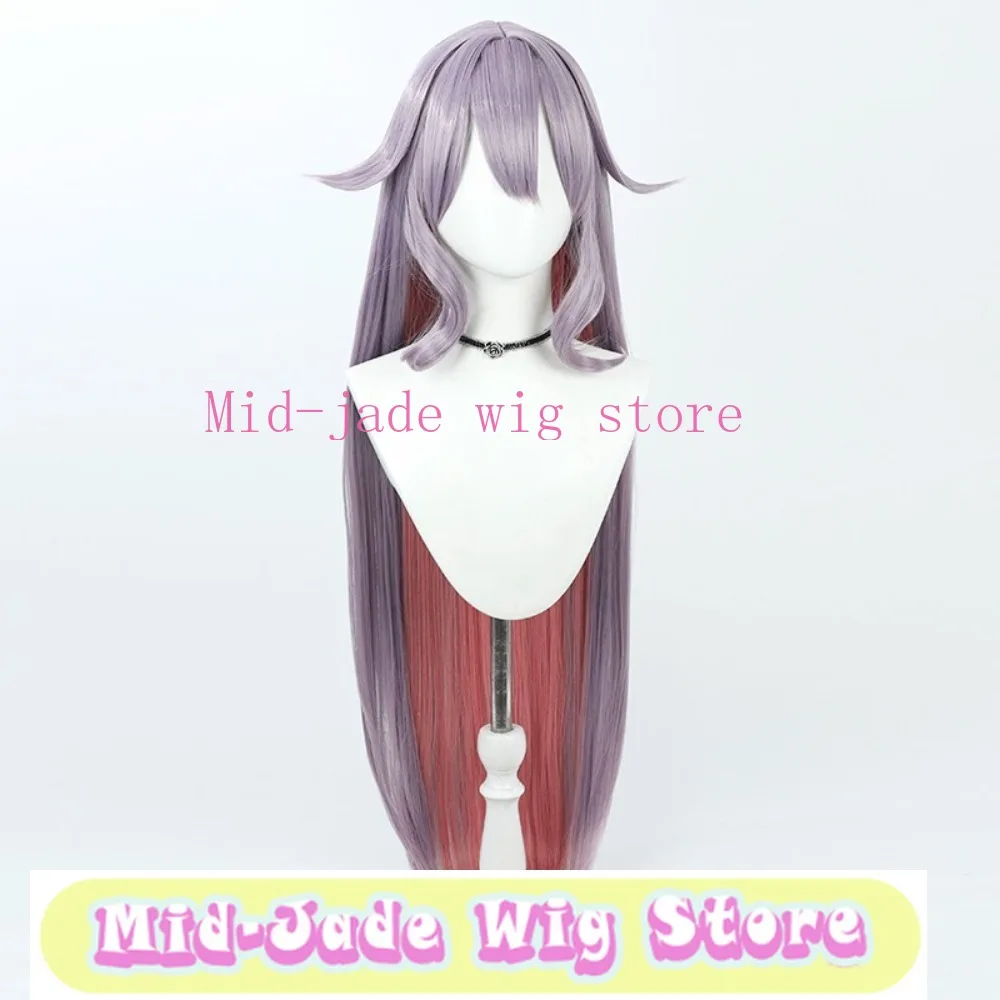 Anime Hololive EN Koseki Bijou Cosplay Wig Virtual Creator Hair Accessory for Christmas Stage Performance and Fan Event