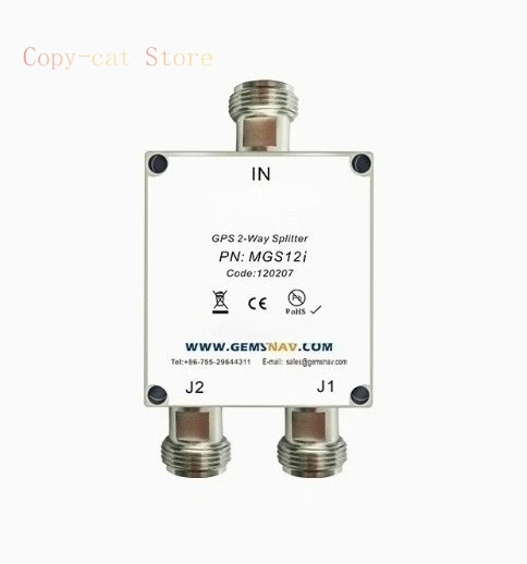 

GPS one point two power splitter, GNSS intelligent two power splitter, N SMA TNC type GPS